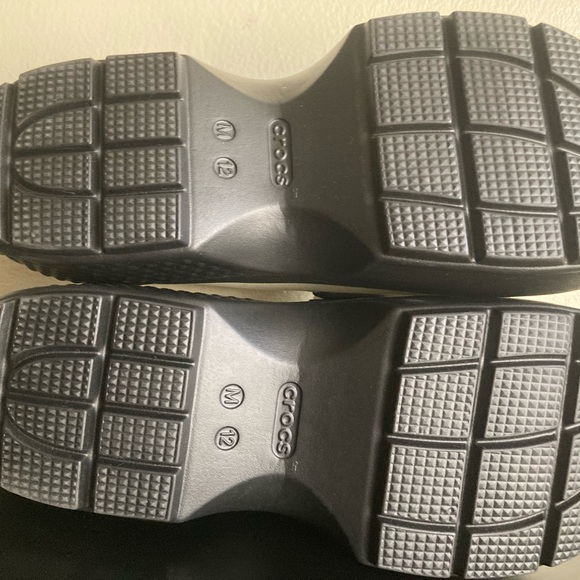 Crocs Stomp Loafer Platform Linen Black Men’s Size 12 main image 3